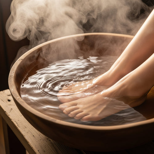 Soaking Your Feet With Bath Salt