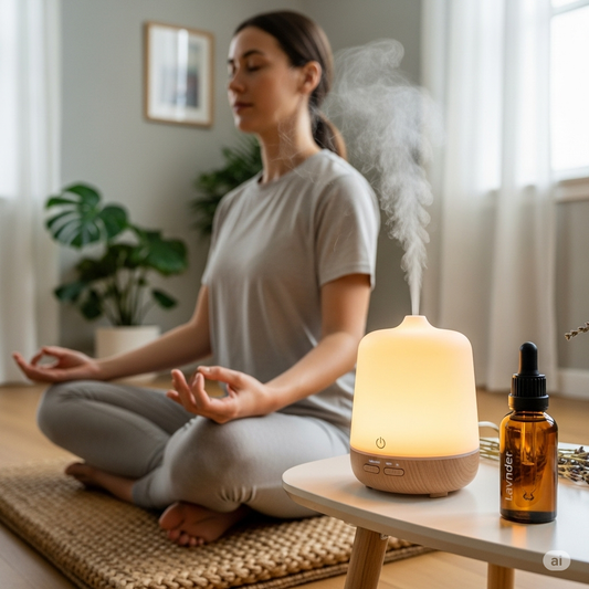 Diffusing Lavender Essential Oil For Anxiety