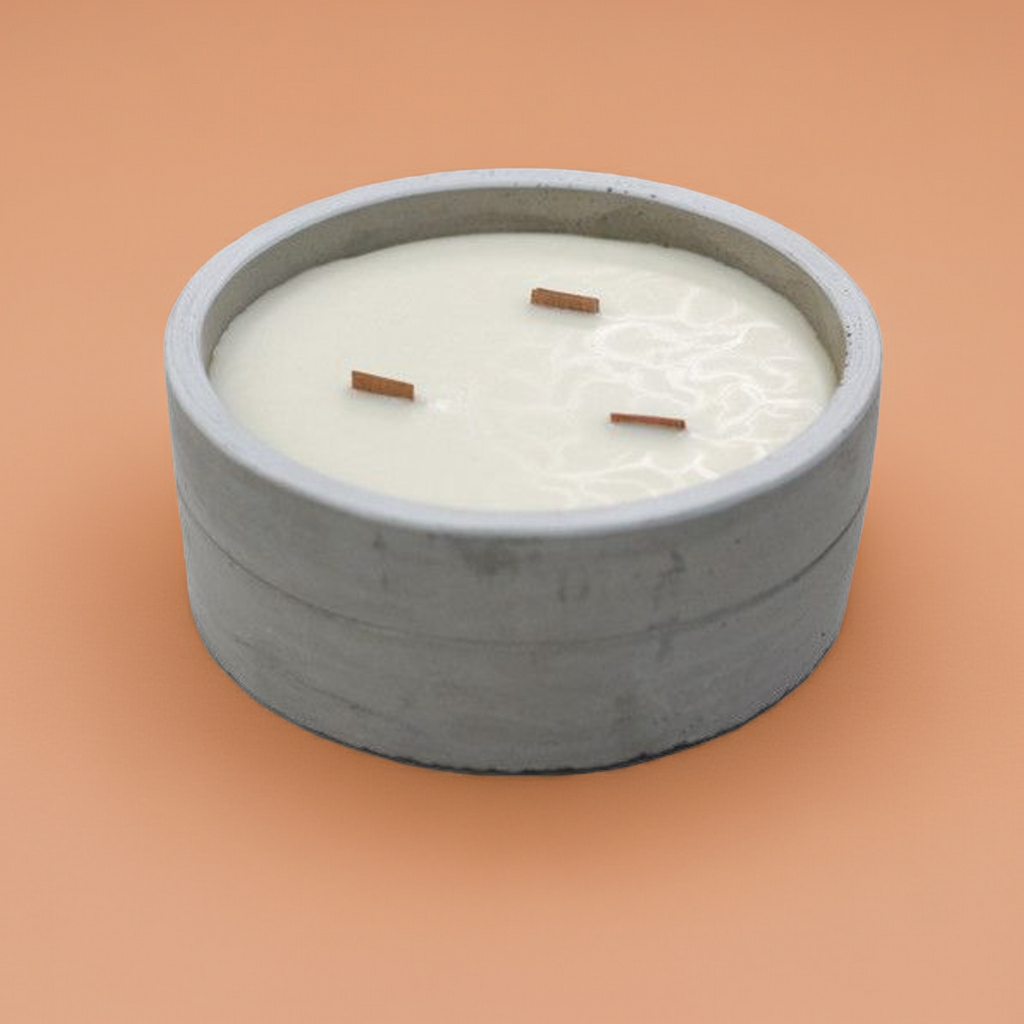 Concrete Candle - Crushed Vanilla & Orange