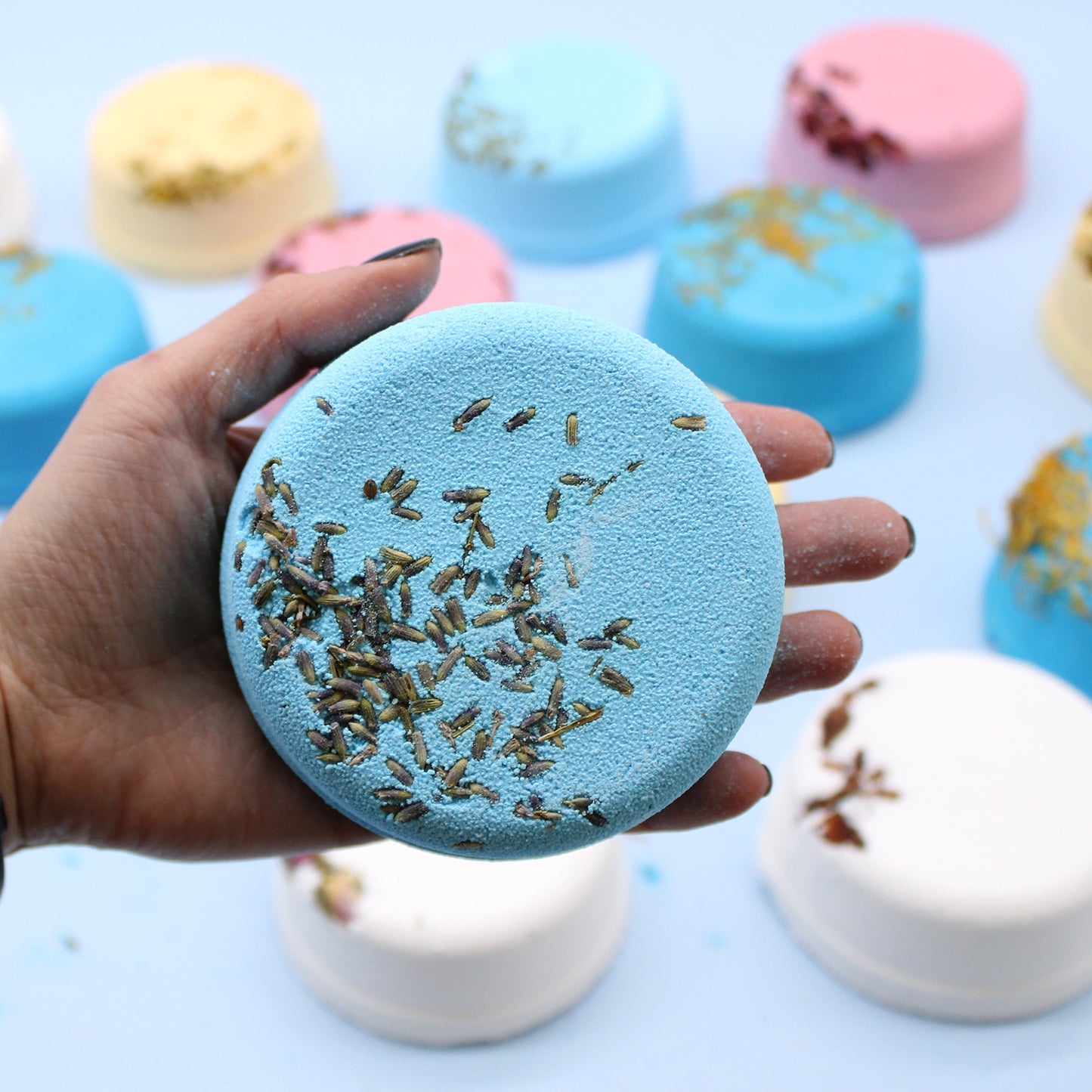 Floral Bath Fizzer Infused With Lavender & Marjoram Essential Oils - 200g