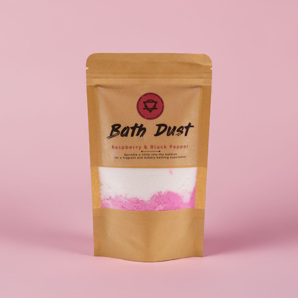 Bath Dust: Raspberry & Black Pepper - 190g