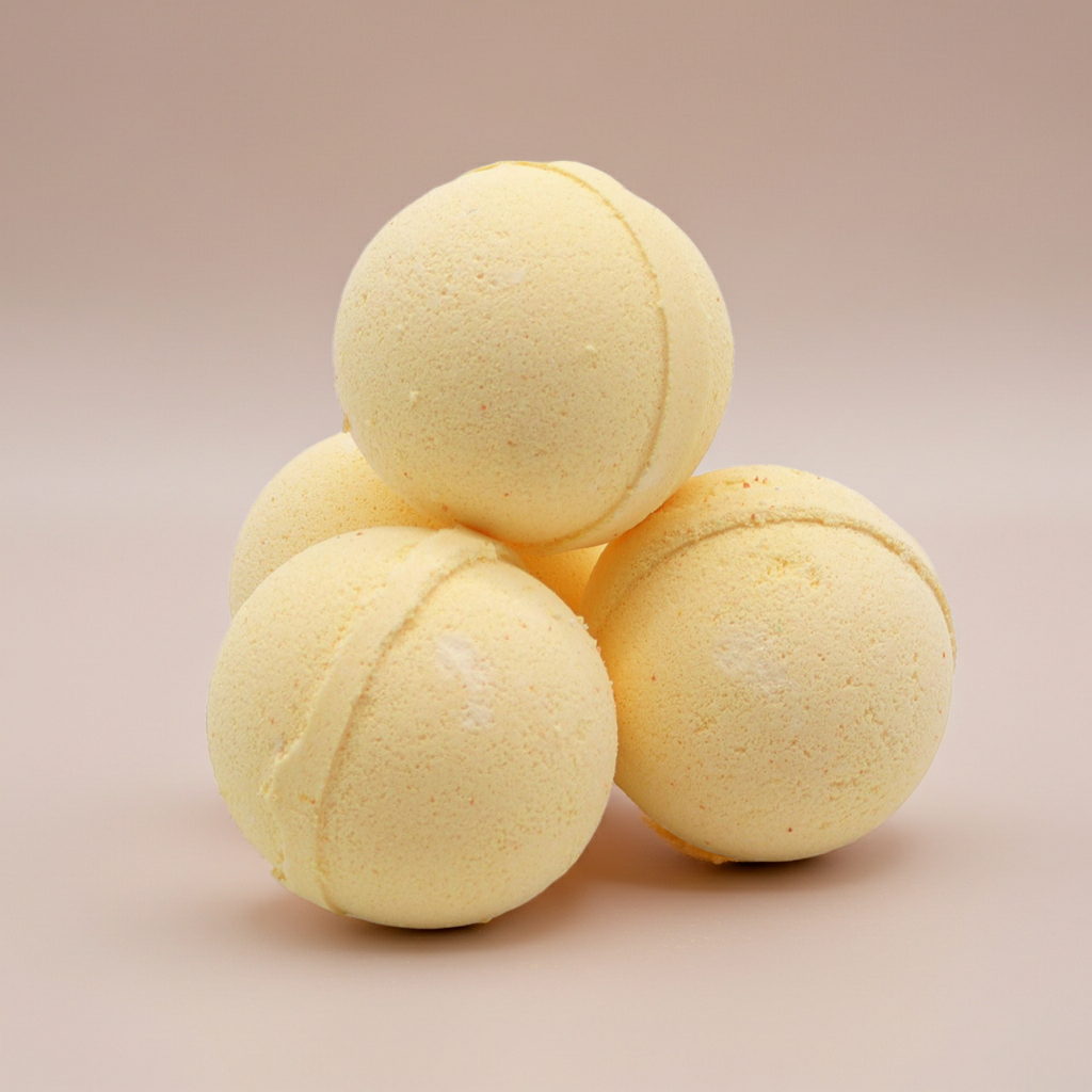 Essential Oil Bath Bomb: Chamomile & Grapefruit - 120g