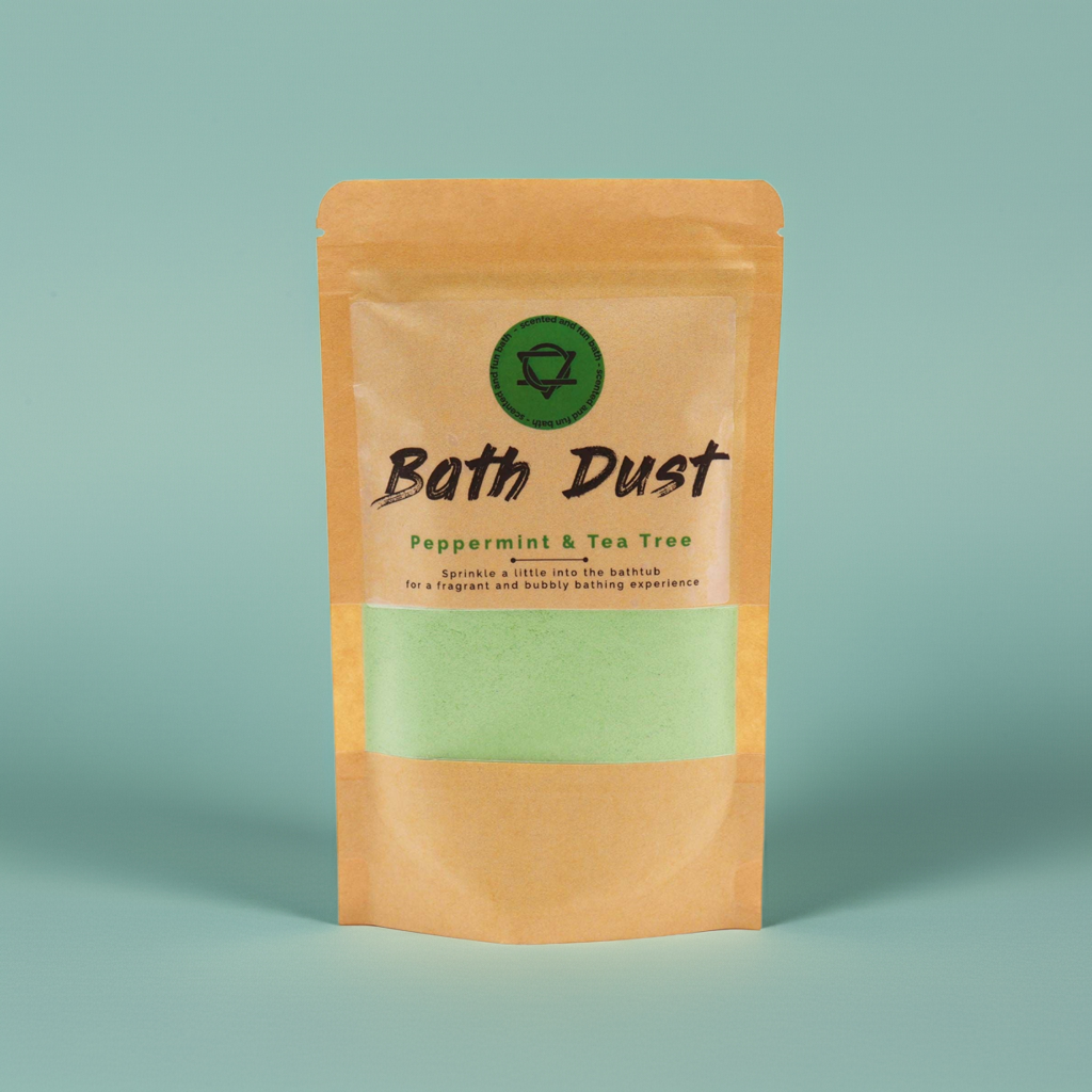 Bath Dust: Peppermint & Tea Tree - 190g