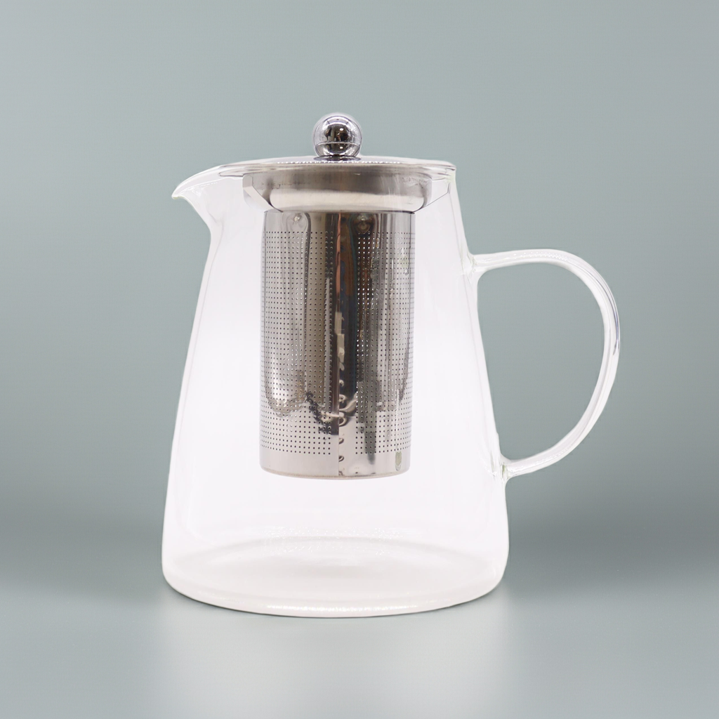 Glass Infuser Teapot: Flask Shape - 950ml