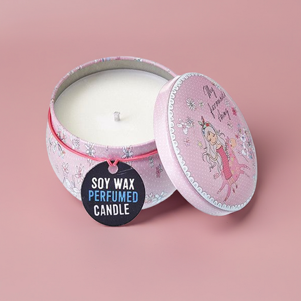 Art Tin Scented Candle: Parma Violet, Rose & Freesia