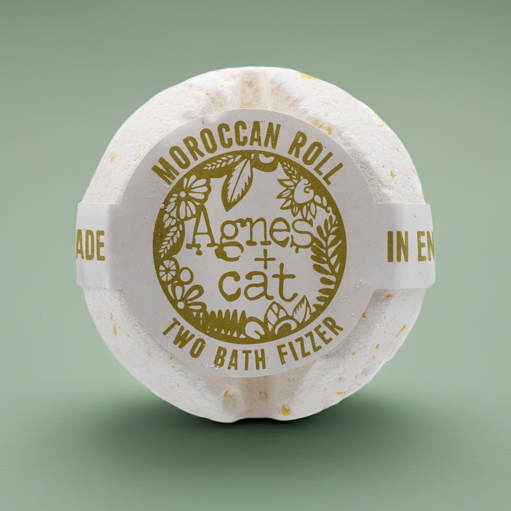 Agnes + Cat Bath Fizzer: Moroccan Roll - 210g