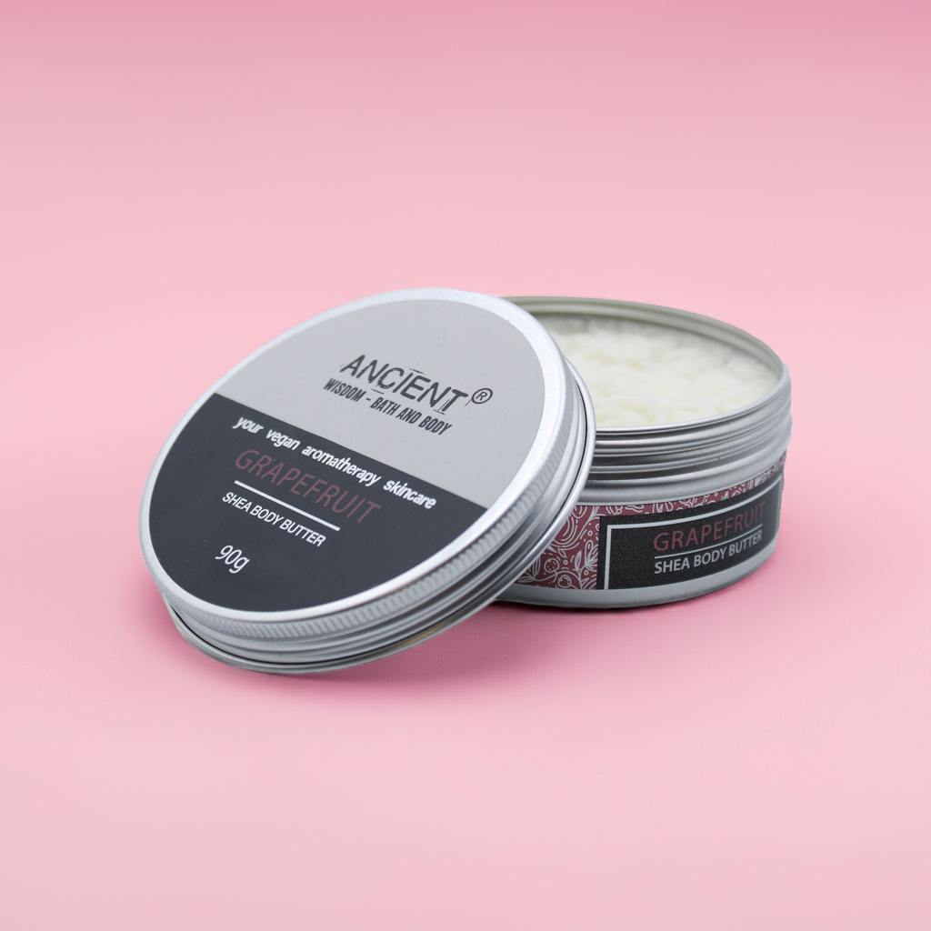 Aromatherapy Shea Body Butter: Grapefruit Oil - 90g