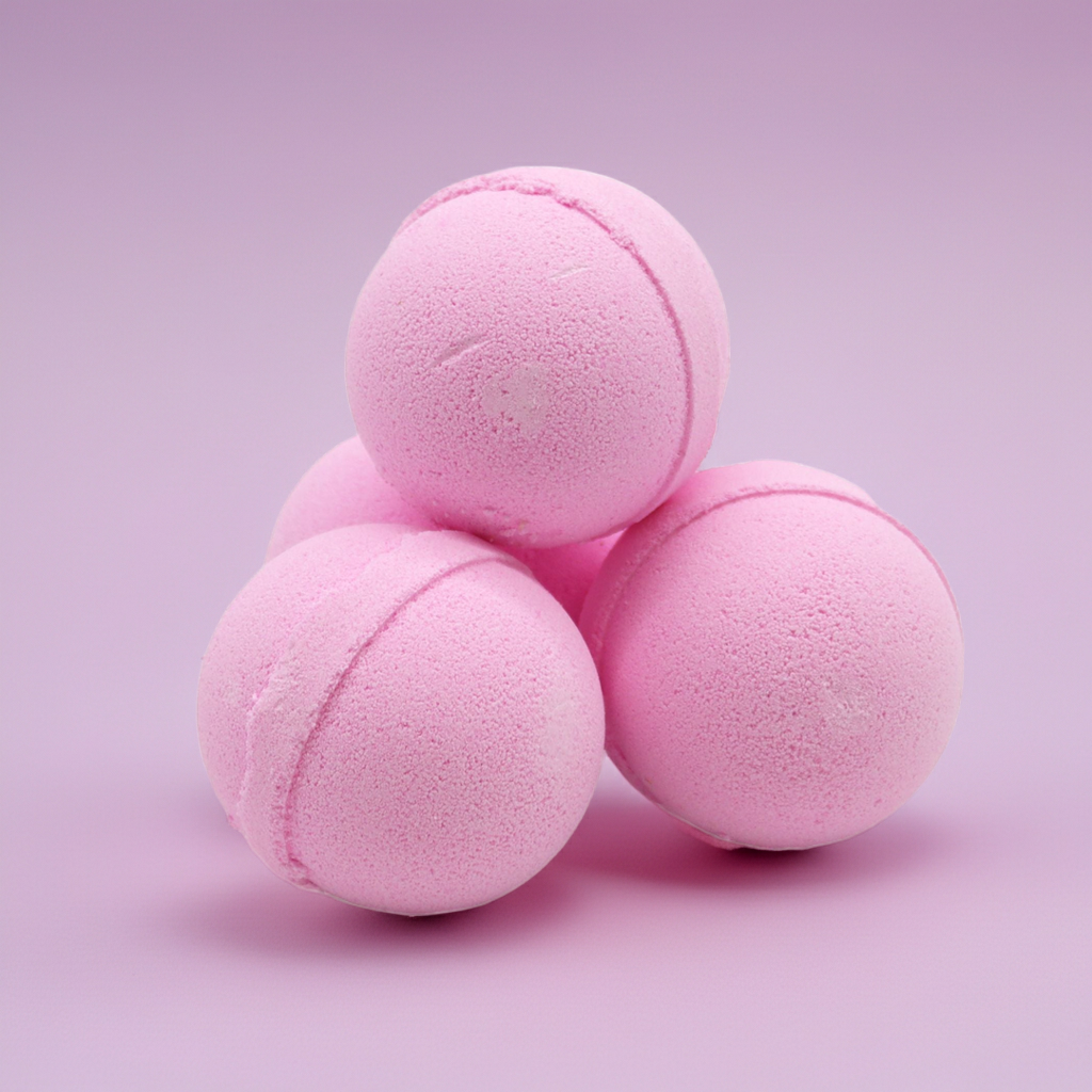 Essential Oil Bath Bomb: Frankincense & Rose - 120g