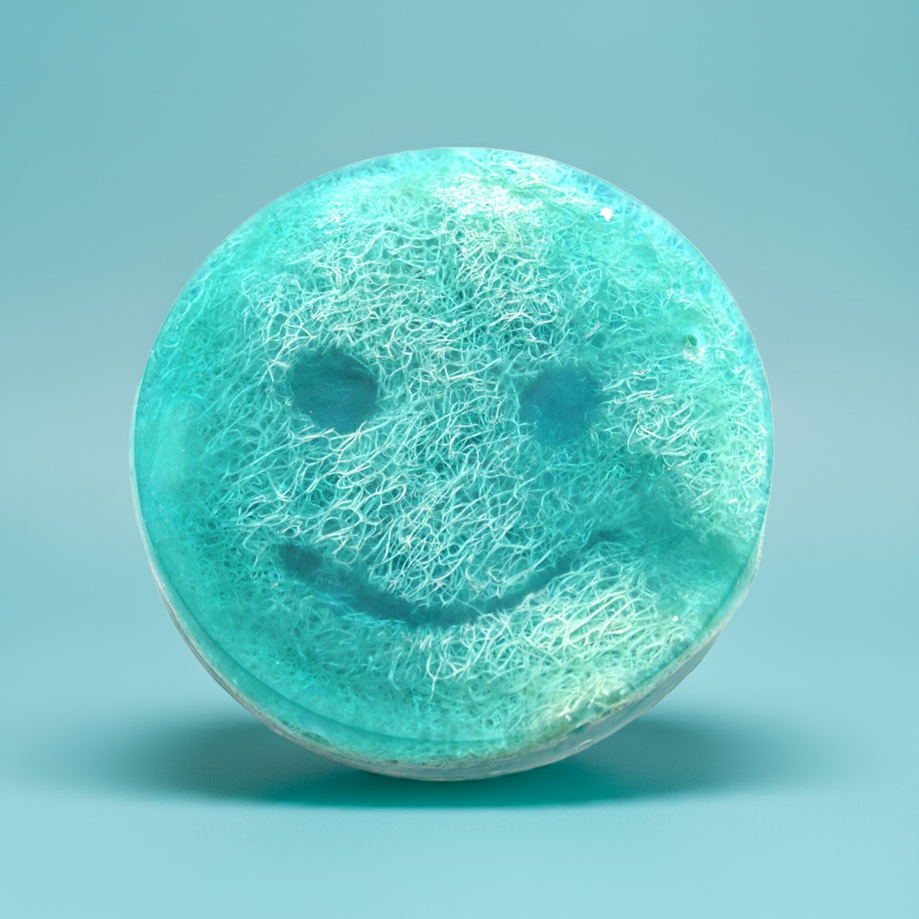Loofah Soap: Raspberry & Pomegranate - 120g