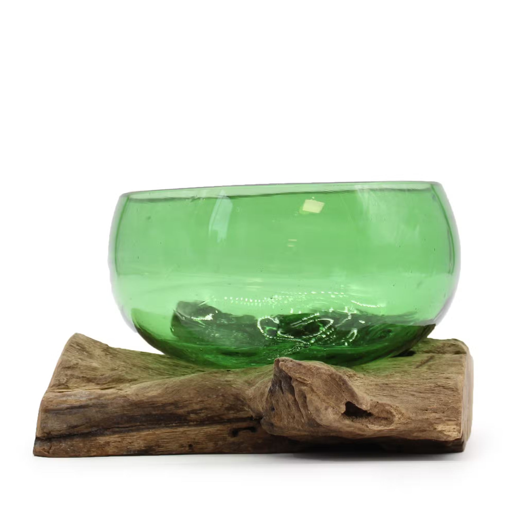 Unique Recycled Beer Bottle Glass Bowl for Home Decor