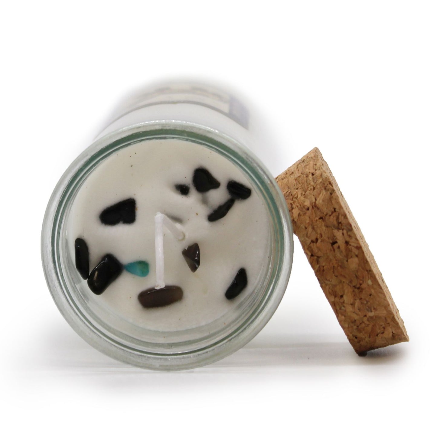 Magic Spell Candle: Luck - Black Agate