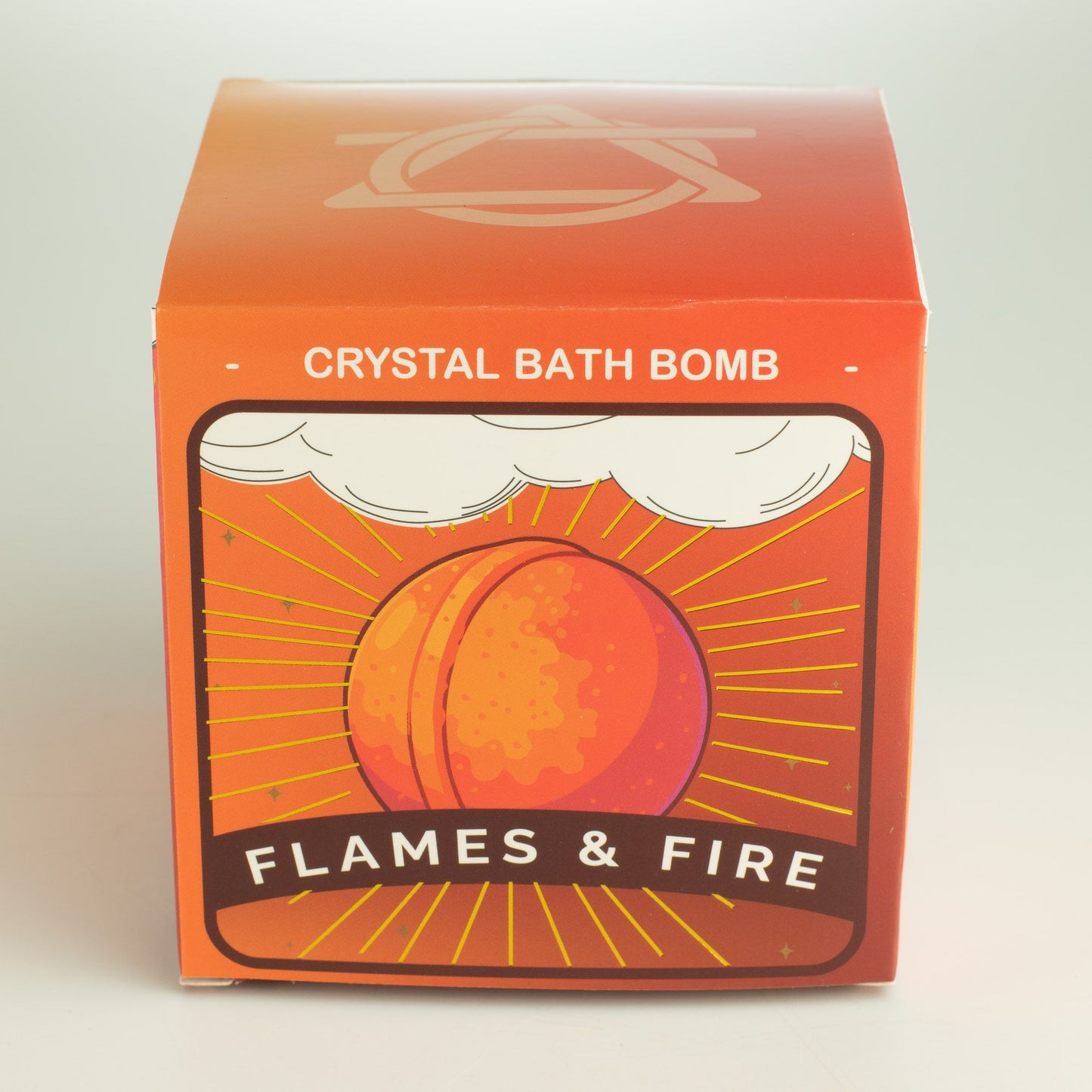 Elemental Crystal Bath Bomb: Flames & Fire - 180g