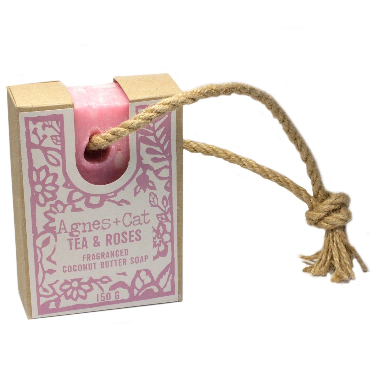 Soap On A Rope: Tea & Roses - 150g