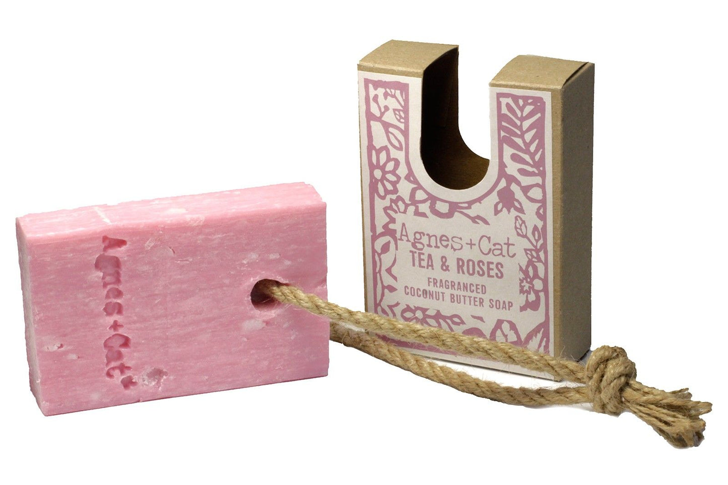 Soap On A Rope: Tea & Roses - 150g