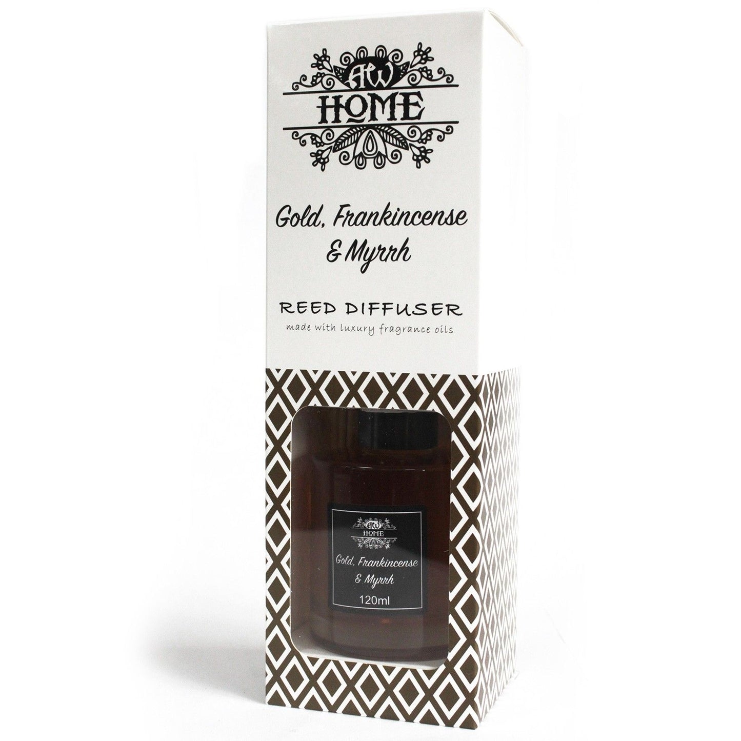 Fragrance Reed Diffuser: Gold, Frankincense & Myrrh - 120ml