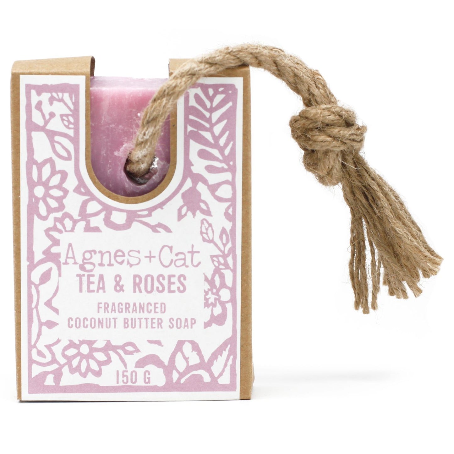 Soap On A Rope: Tea & Roses - 150g