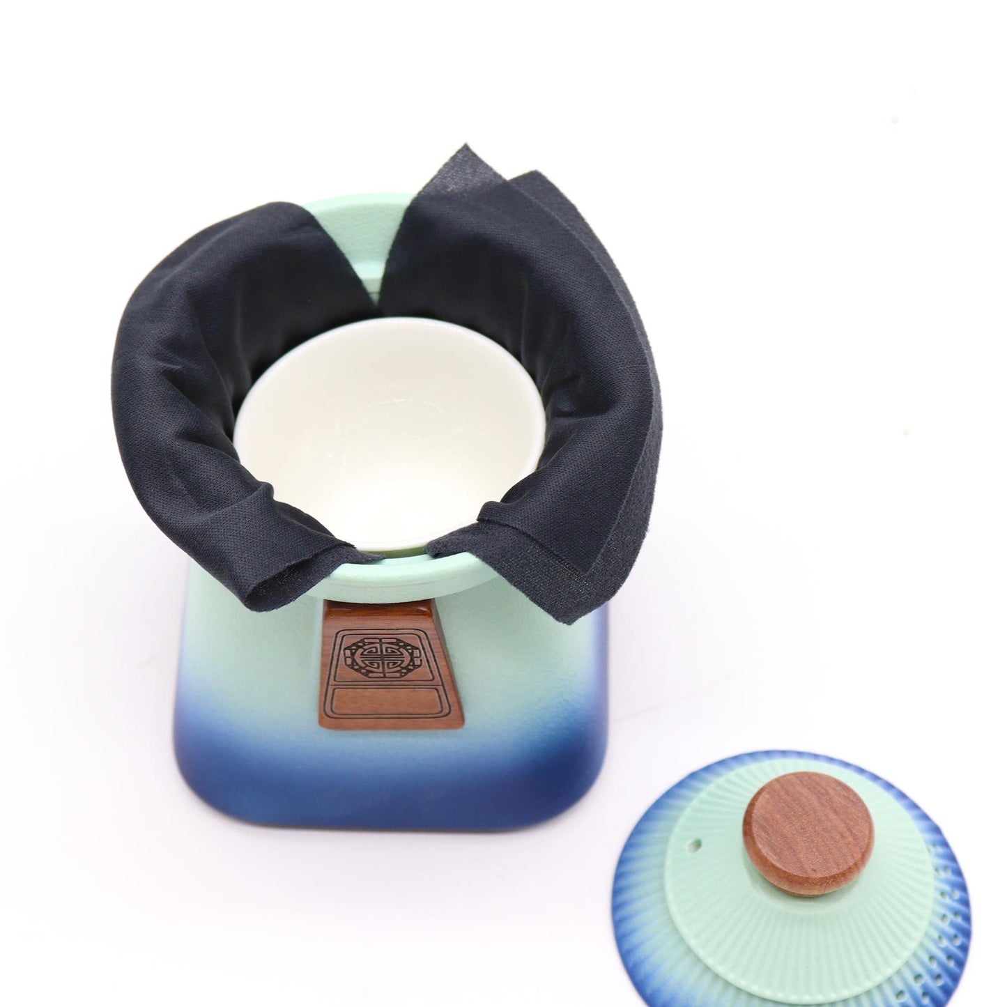 Temple Teapot Set: Blue Heaven - 3 Cups