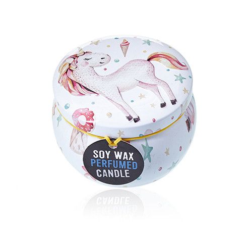 Art Tin Scented Candle: Grapefruit & Cedarwood