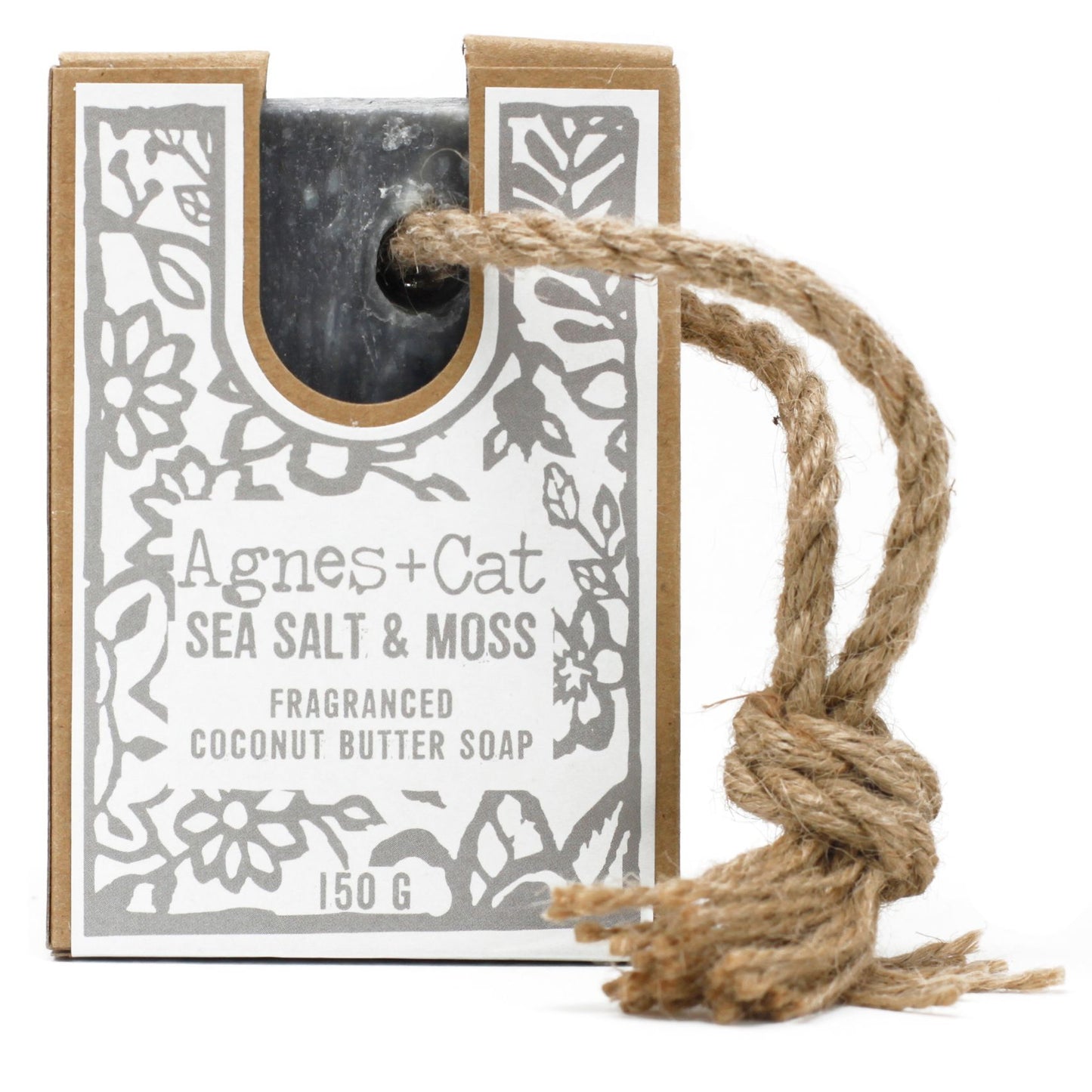 Soap On A Rope: Sea Salt & Moss - 150g