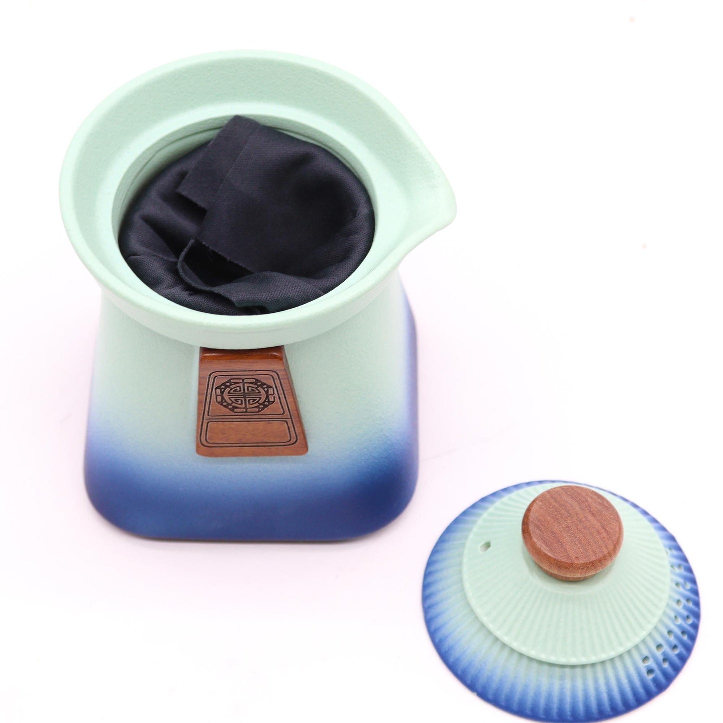 Temple Teapot Set: Blue Heaven - 3 Cups