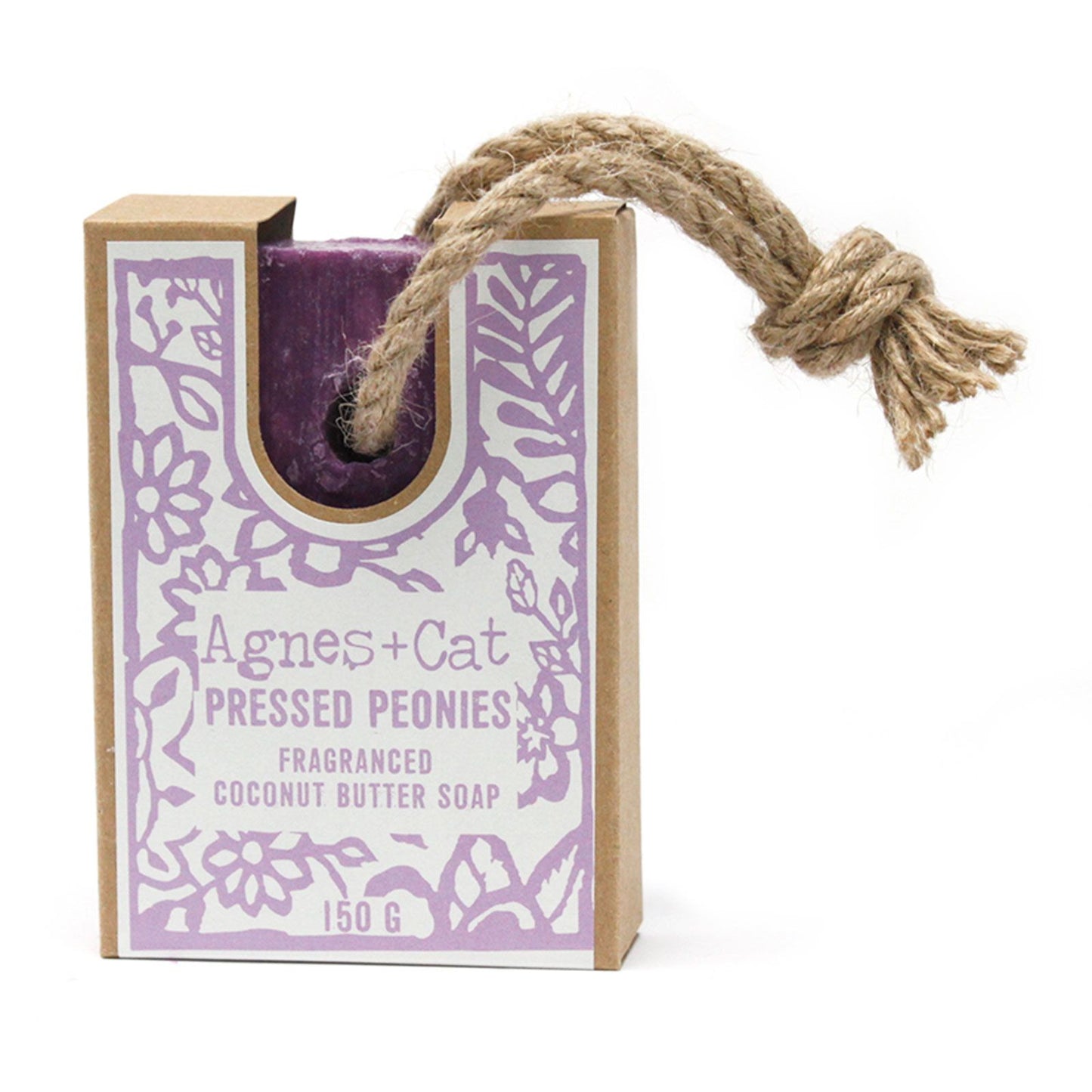 Soap On A Rope: Pressed Peonies - 150g