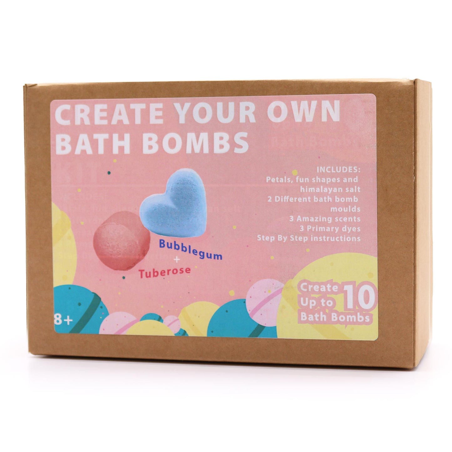 DIY Bath Bomb Kit - Rose & Bubblegum