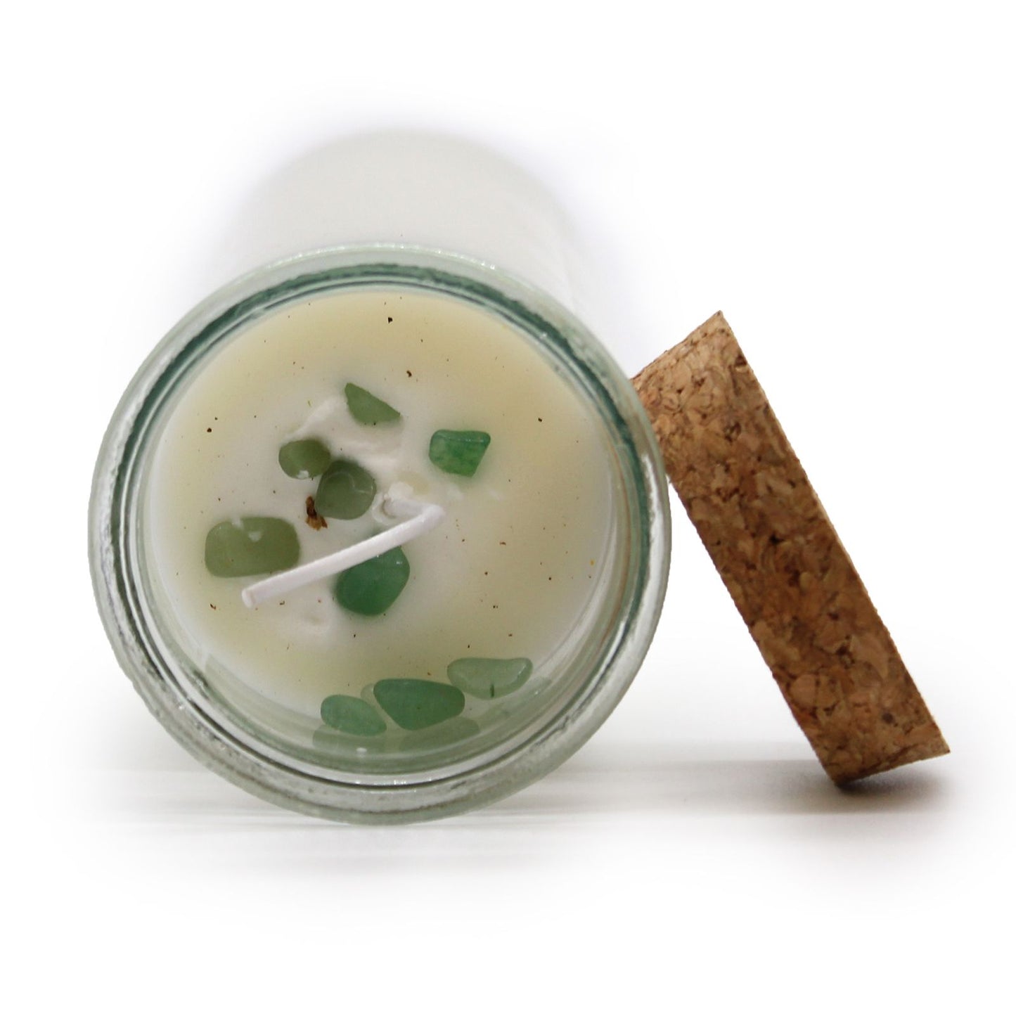 Magic Spell Candle: Happiness - Green Aventurine