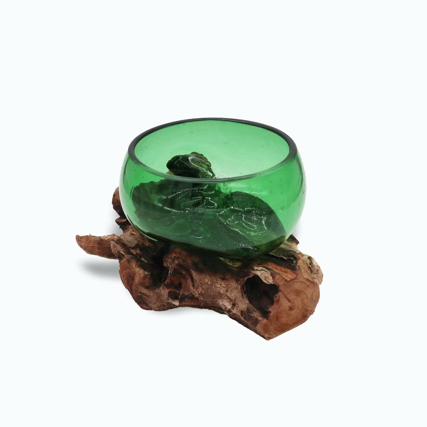 Unique Recycled Beer Bottle Glass Bowl for Home Decor