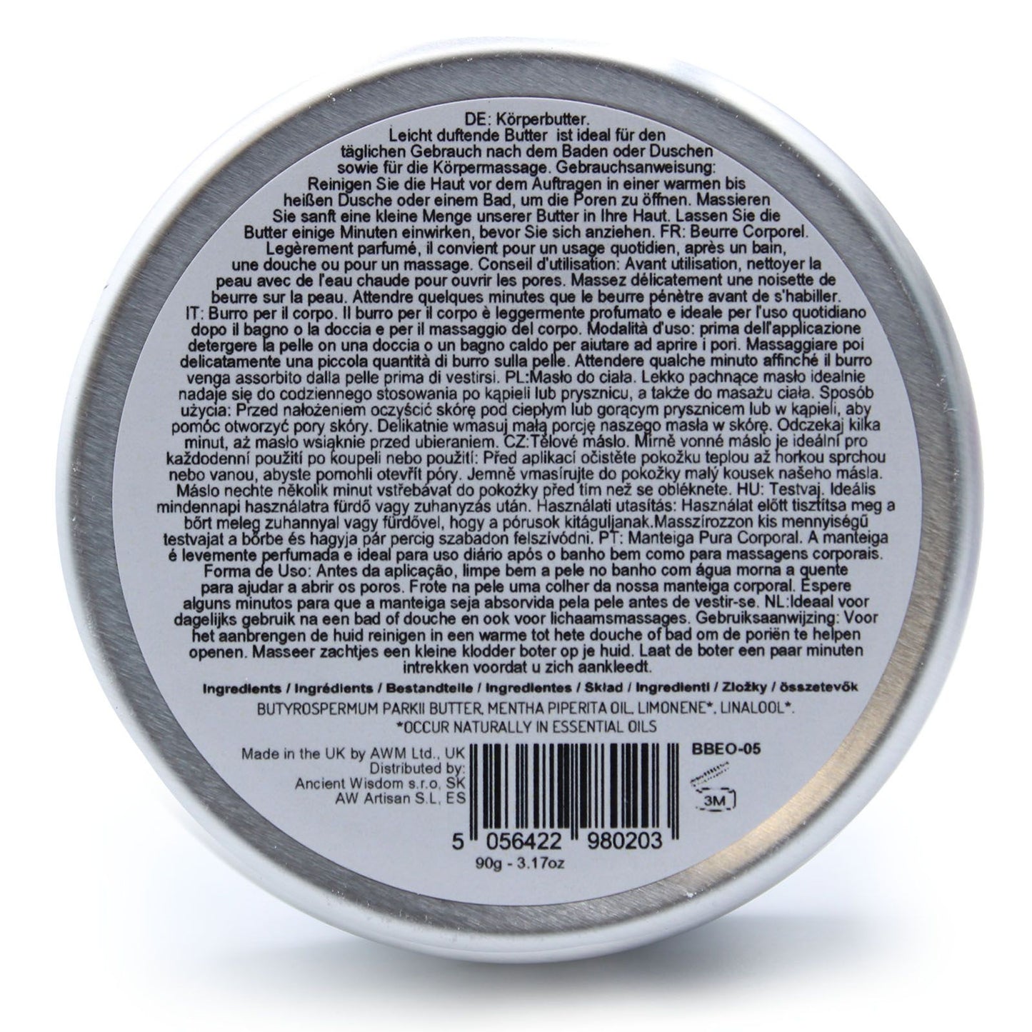 Aromatherapy Shea Body Butter: Sandalwood Oil - 90g