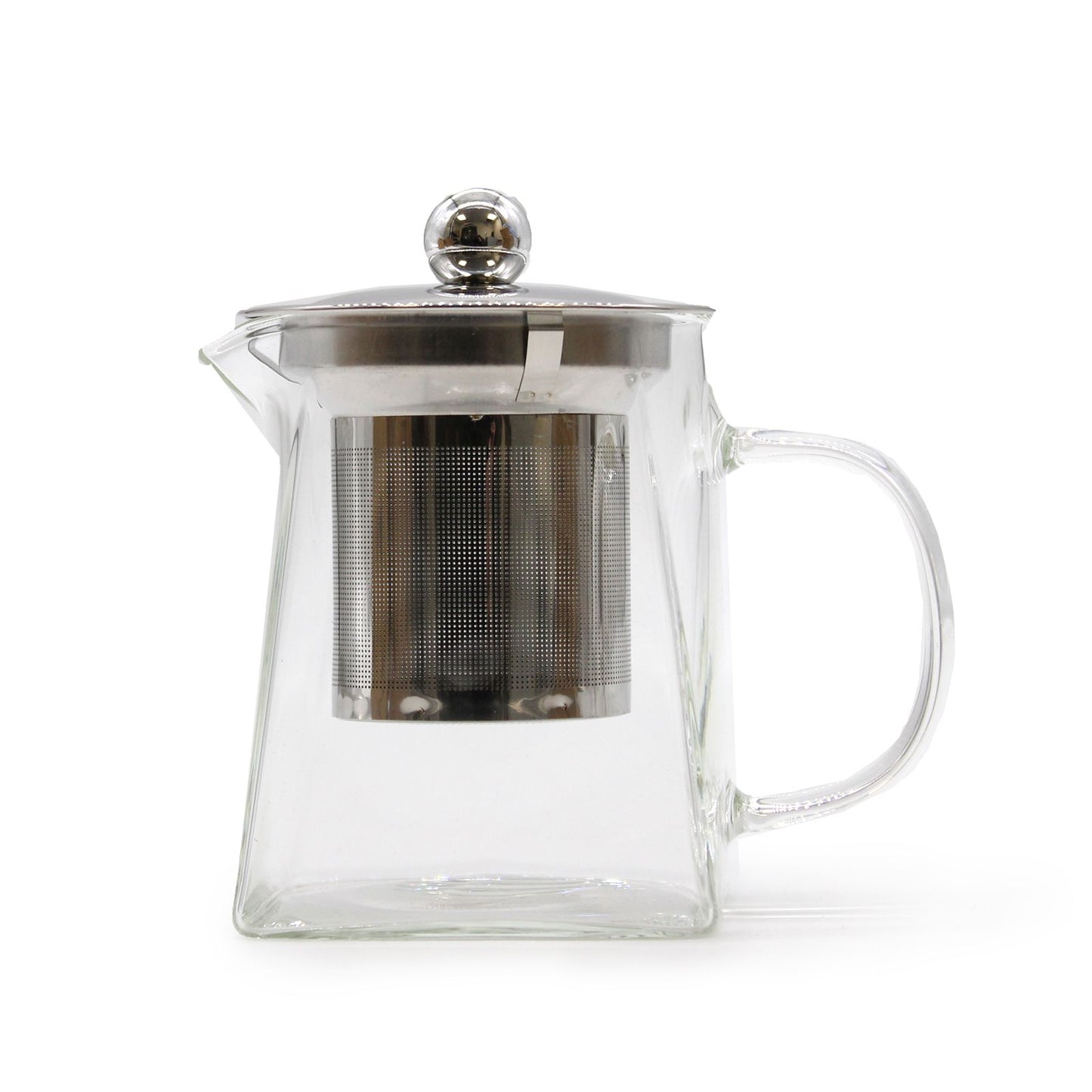 Glass Infuser Teapot: Tower Shape - 350ml
