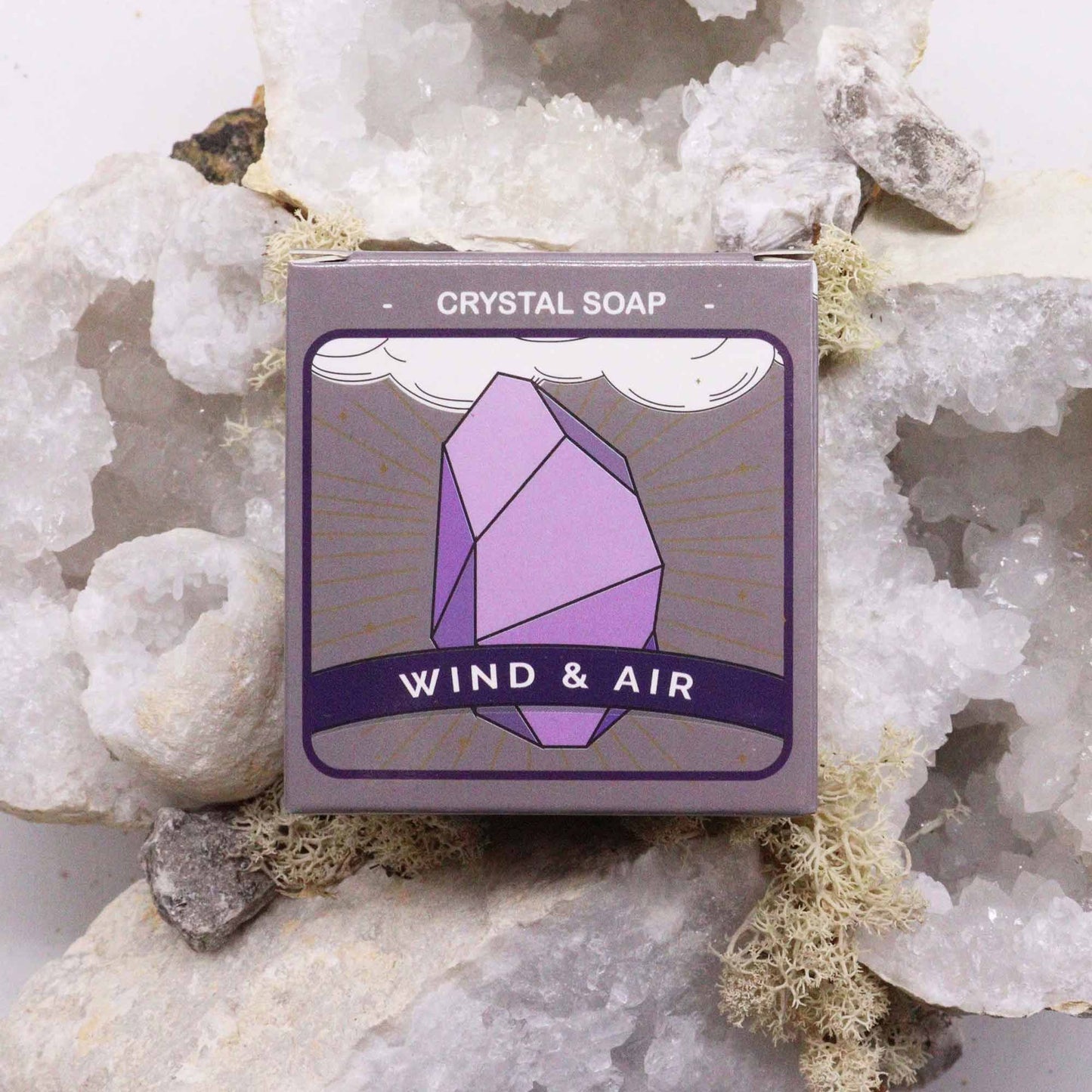 Crystal Elemental Soap: Wind & Air - Approx 113g