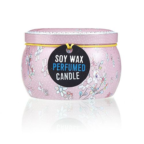 Art Tin Scented Candle: Parma Violet, Rose & Freesia