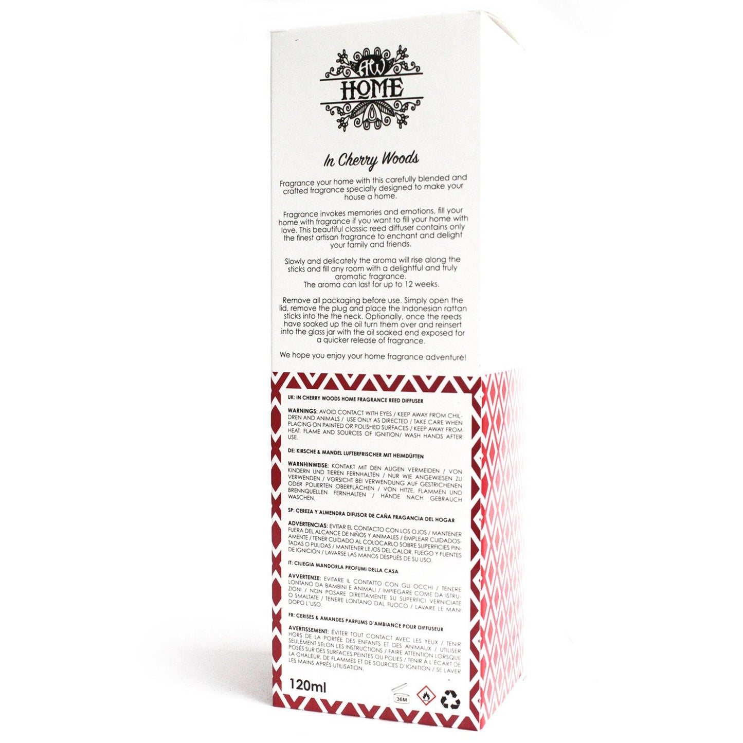 Fragrance Reed Diffuser: In Cherry Woods - 120ml