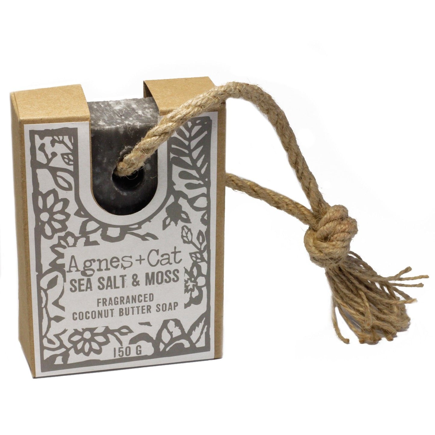 Soap On A Rope: Sea Salt & Moss - 150g