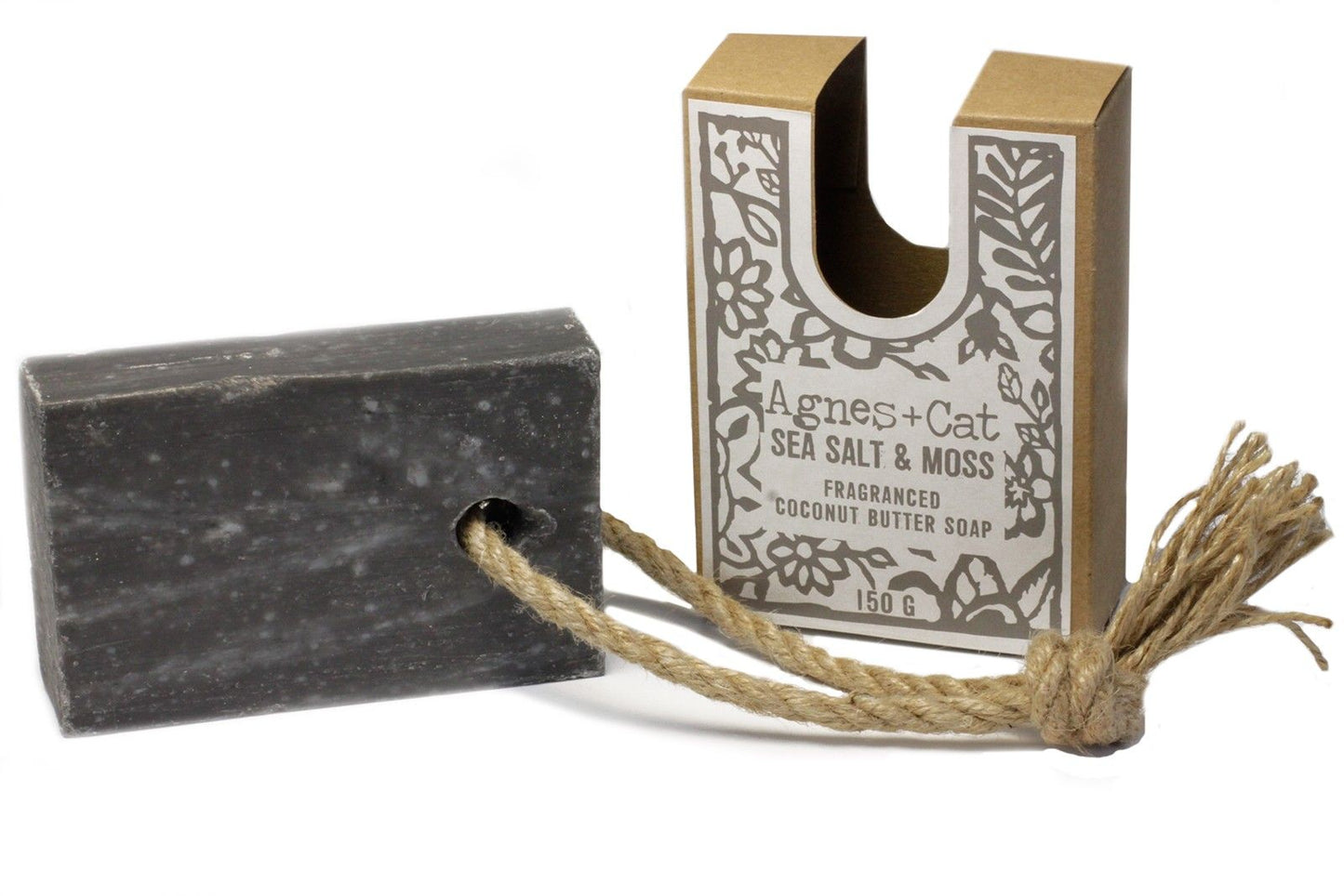 Soap On A Rope: Sea Salt & Moss - 150g