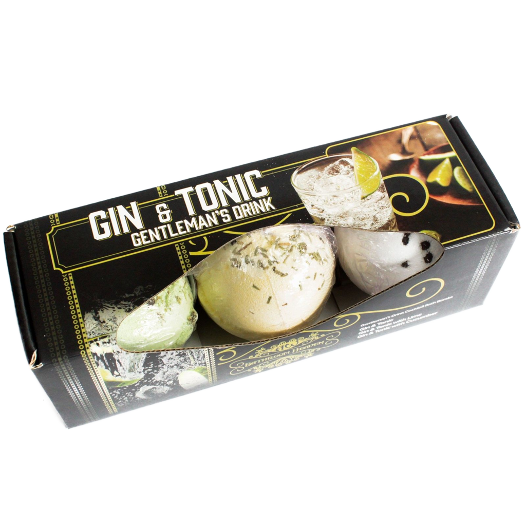 Cocktail Bath Bomb Pack: Gin & Tonic