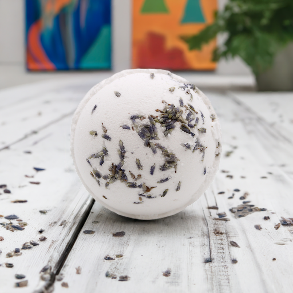 Lavender & Jojoba Oil Himalayan Salt Bath Bomb - 180g