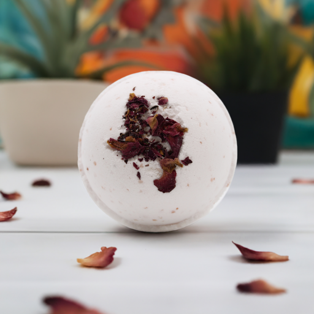 Ylang Ylang & Coconut Oil Himalayan Salt Bath Bomb - 180g