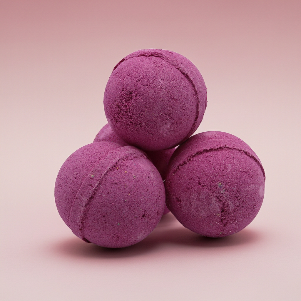 Essential Oil Bath Bomb: Ylang Ylang & Ginger - 120g