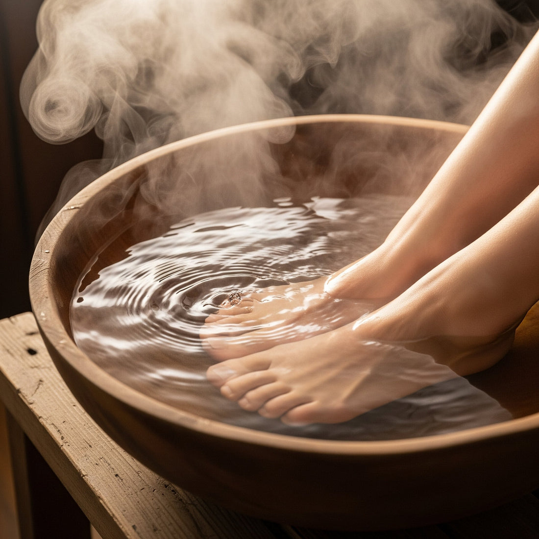 Soaking Your Feet With Bath Salt