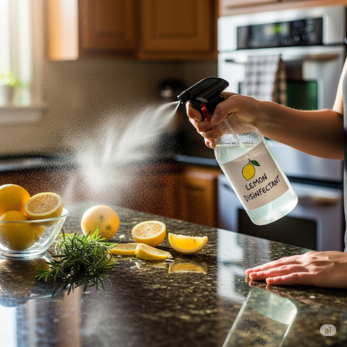 Lemon Essential Oil For Disinfecting Kitchen Counters