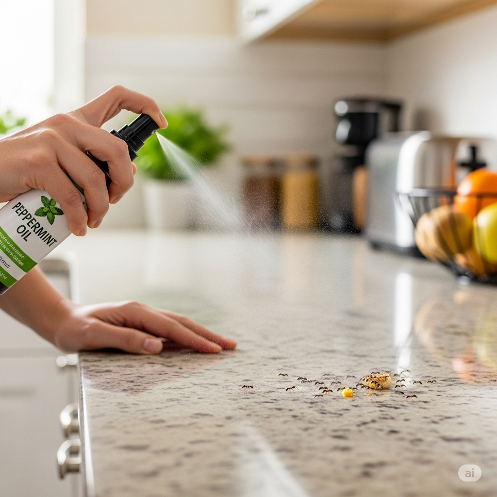 How To Get Rid Of Ants Naturally With Peppermint Oil