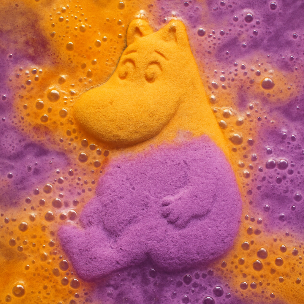 🦛 Citrus Crush Scented Hippo Bath Bomb For Kids - 85g