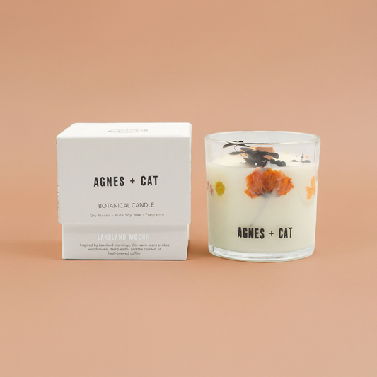 Botanical Soy Wax Candle: Lakeland Mocha - 350g