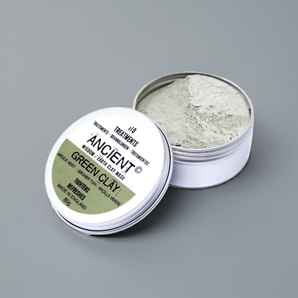 Green Clay Face Mask: Purifying & Rebalancing - 80g