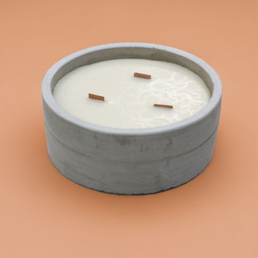 Concrete Candle - Crushed Vanilla & Orange