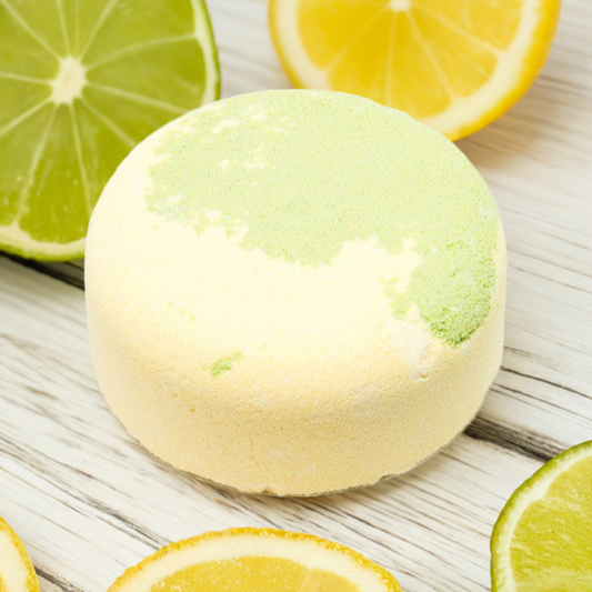 Floral Bath Fizzer Infused With Lemon & Lime Essential Oils - 200g