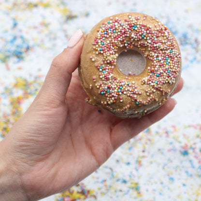 Toffee & Caramel Doughnut Bath Bomb - 180g - Bath & Soak