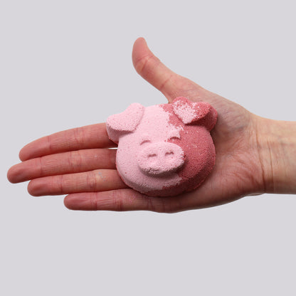 Vanilla Cupcake Pig Bath Bomb For Kids - 70g