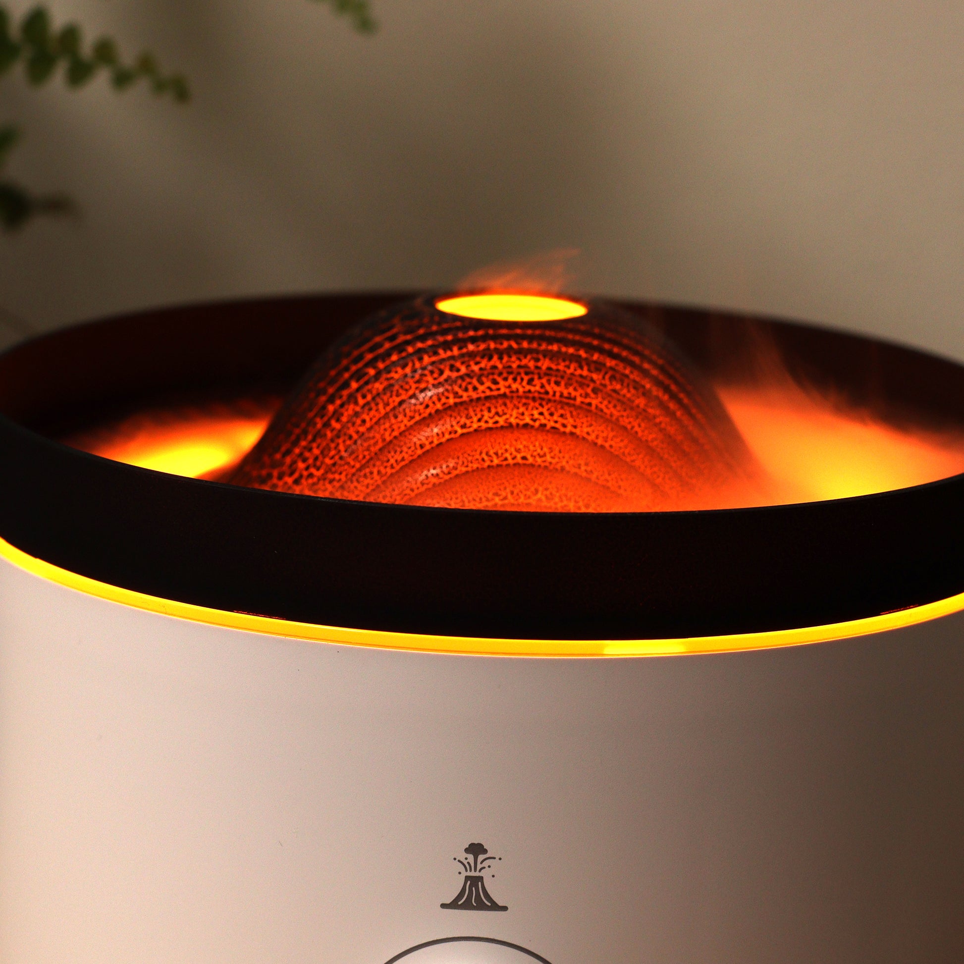 Volcano Aroma Diffuser: Flame & Mist Effects - 560ml Tank
